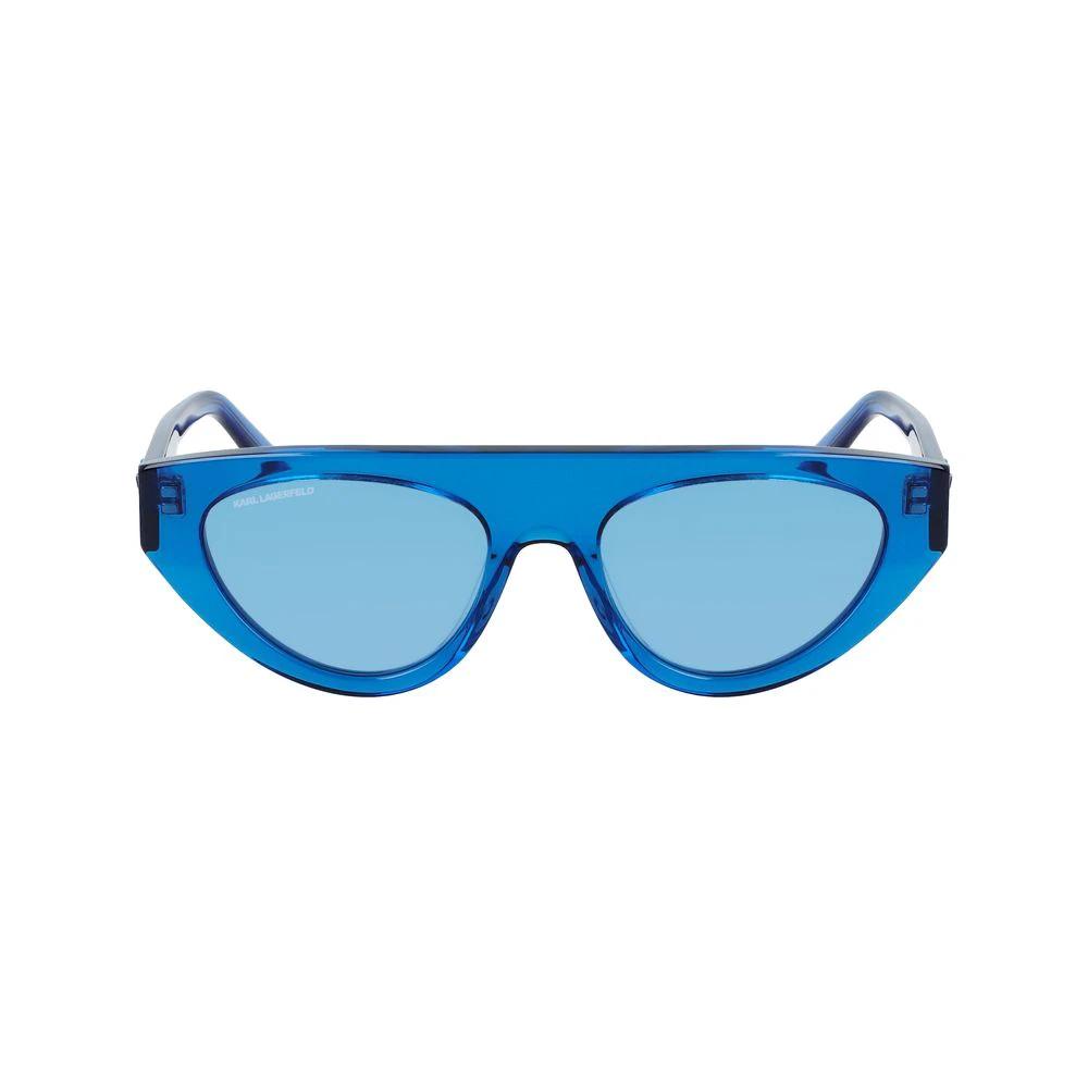 Karl Lagerfeld Blue Acetate Sunglasses by Karl Lagerfeld