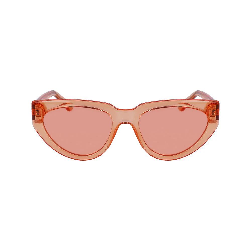 Karl Lagerfeld Orange Injected Sunglasses by Karl Lagerfeld