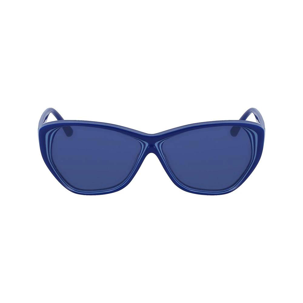 Karl Lagerfeld Blue Acetate Sunglasses by Karl Lagerfeld
