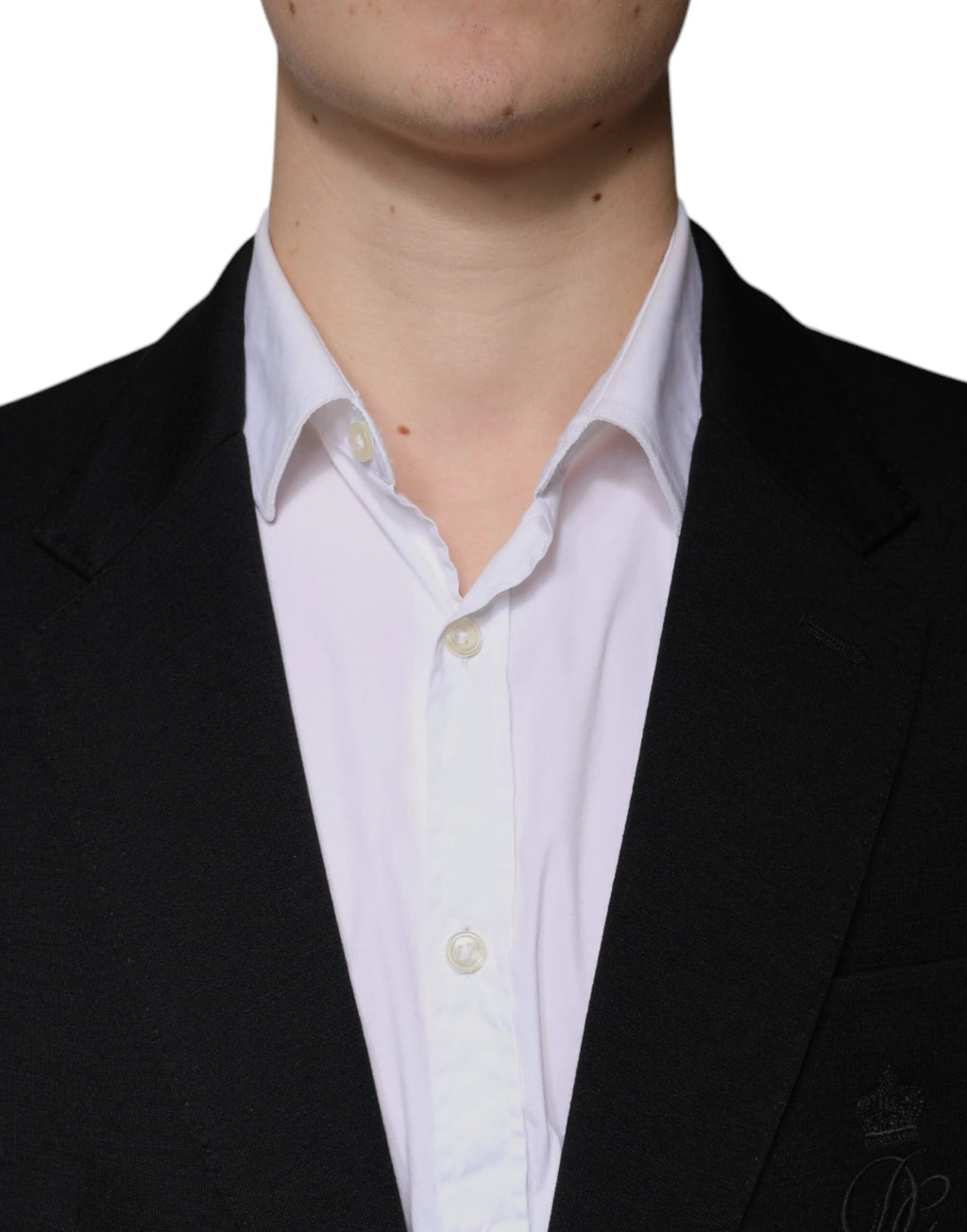 Dolce & Gabbana Black Wool Single Breasted Formal Blazer by Dolce & Gabbana