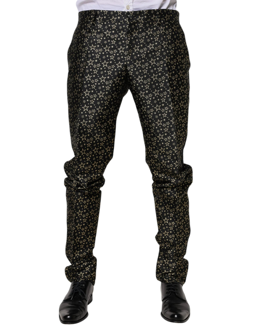 Dolce & Gabbana Black Stars Jacquard SICILIA 2 Piece Suit by Dolce & Gabbana
