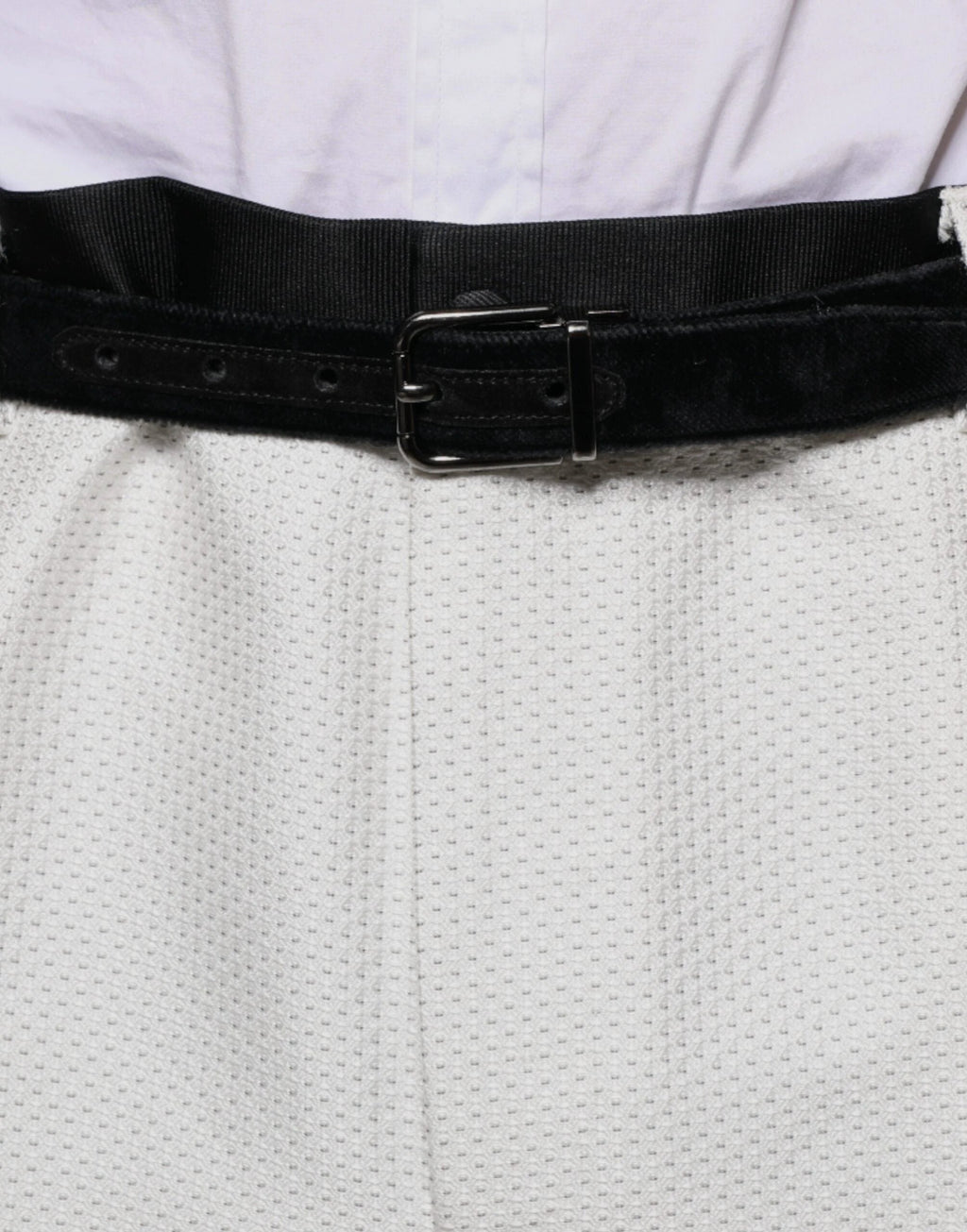 Dolce & Gabbana White Polyester Formal Dress Pants by Dolce & Gabbana
