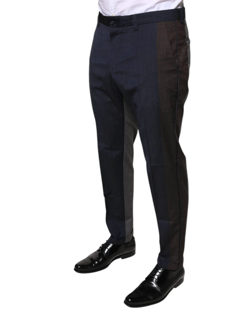 Dolce & Gabbana Black Cotton Wool Formal Dress Pants by Dolce & Gabbana