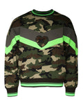 Dolce & Gabbana Multicolor Camouflage Sweatshirt Sweater by Dolce & Gabbana