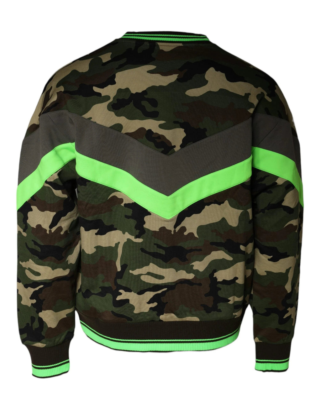 Dolce & Gabbana Multicolor Camouflage Sweatshirt Sweater by Dolce & Gabbana