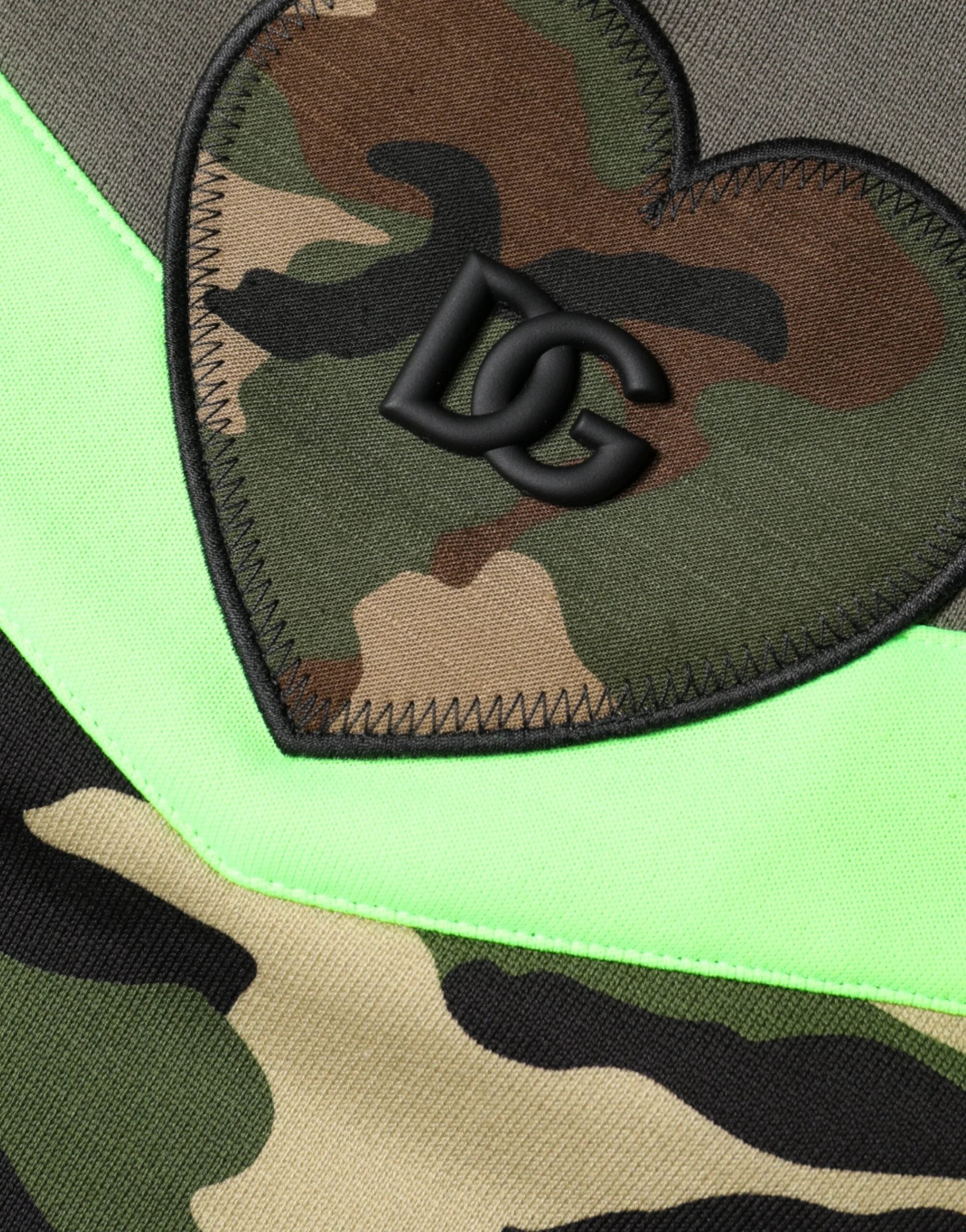 Dolce & Gabbana Multicolor Camouflage Sweatshirt Sweater by Dolce & Gabbana