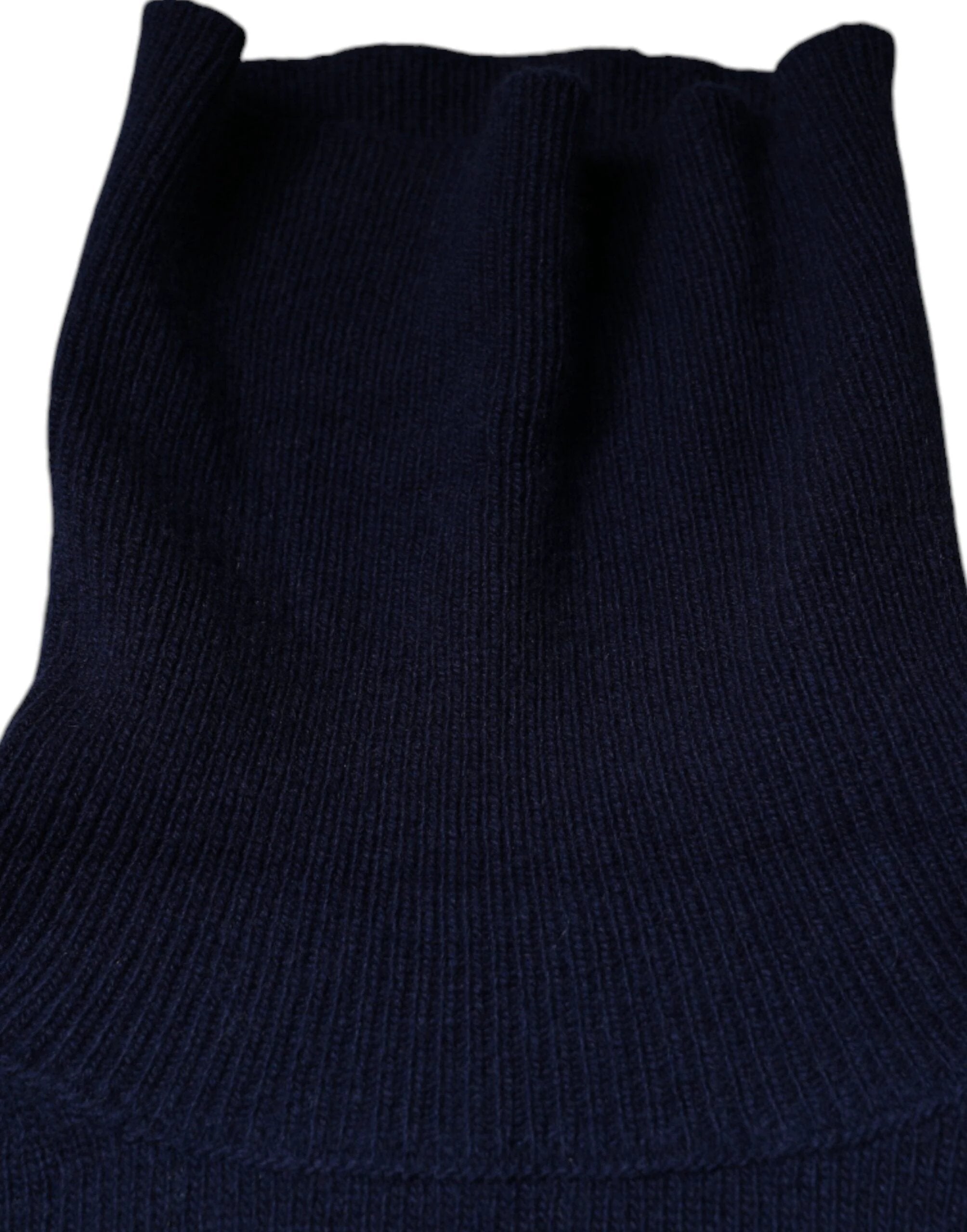 Dolce & Gabbana Blue Wool Knit Turtleneck Pullover Sweater by Dolce & Gabbana