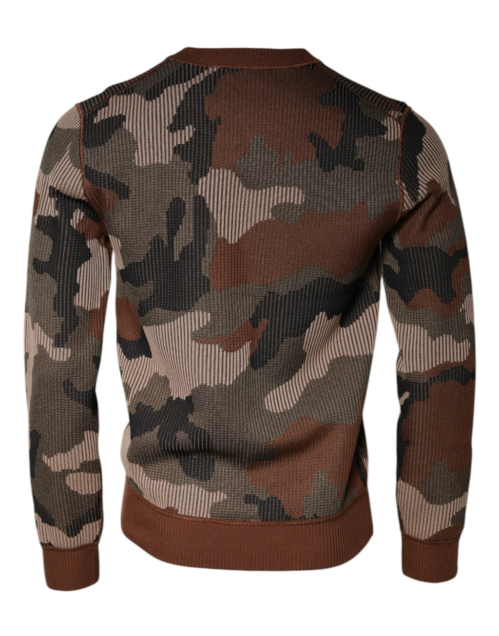 Dolce & Gabbana Multicolor Camouflage Men Pullover Sweater by Dolce & Gabbana
