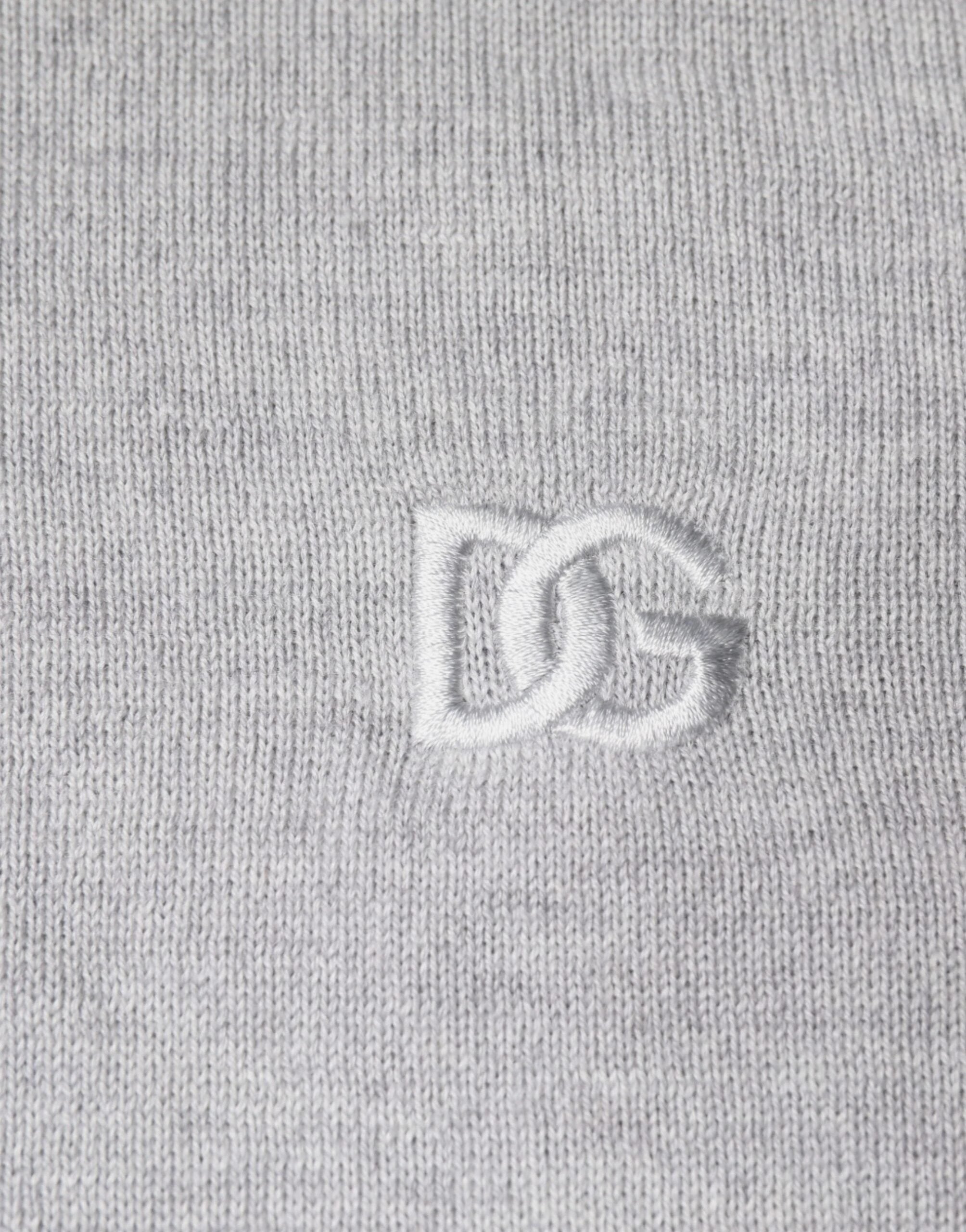Dolce & Gabbana Light Gray Wool Crew Neck Pullover Sweater by Dolce & Gabbana