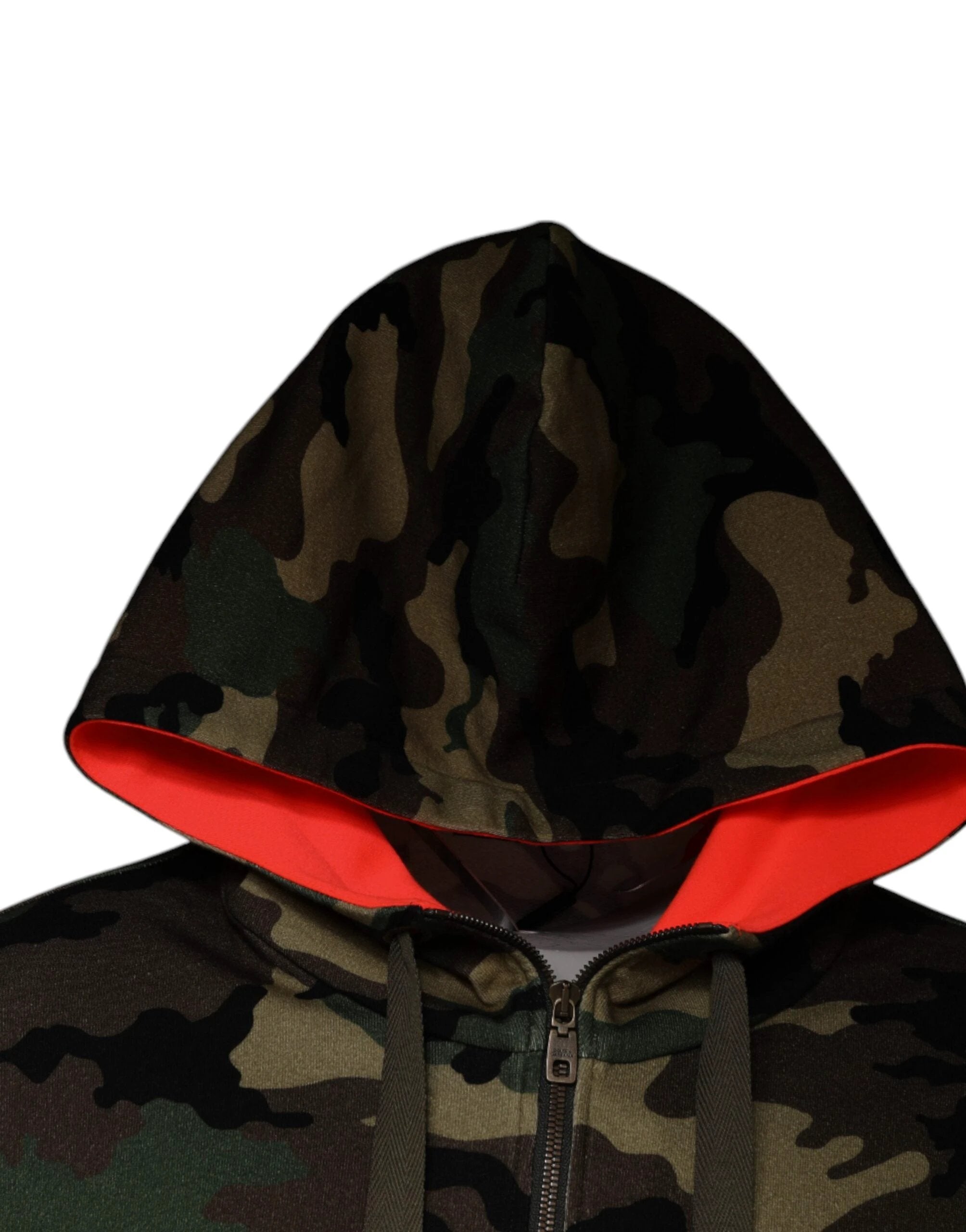 Dolce & Gabbana Multicolor Camouflage Hooded Men Sweatshirt Sweater by Dolce & Gabbana