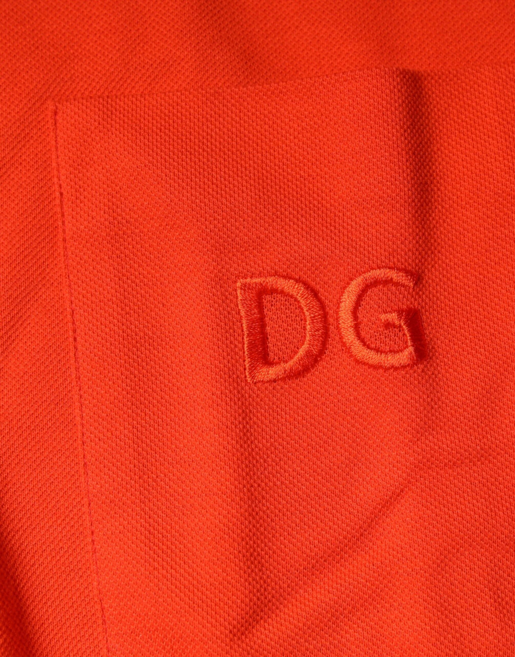 Dolce & Gabbana Orange Cotton Button Down Casual Polo Shirt by Dolce & Gabbana