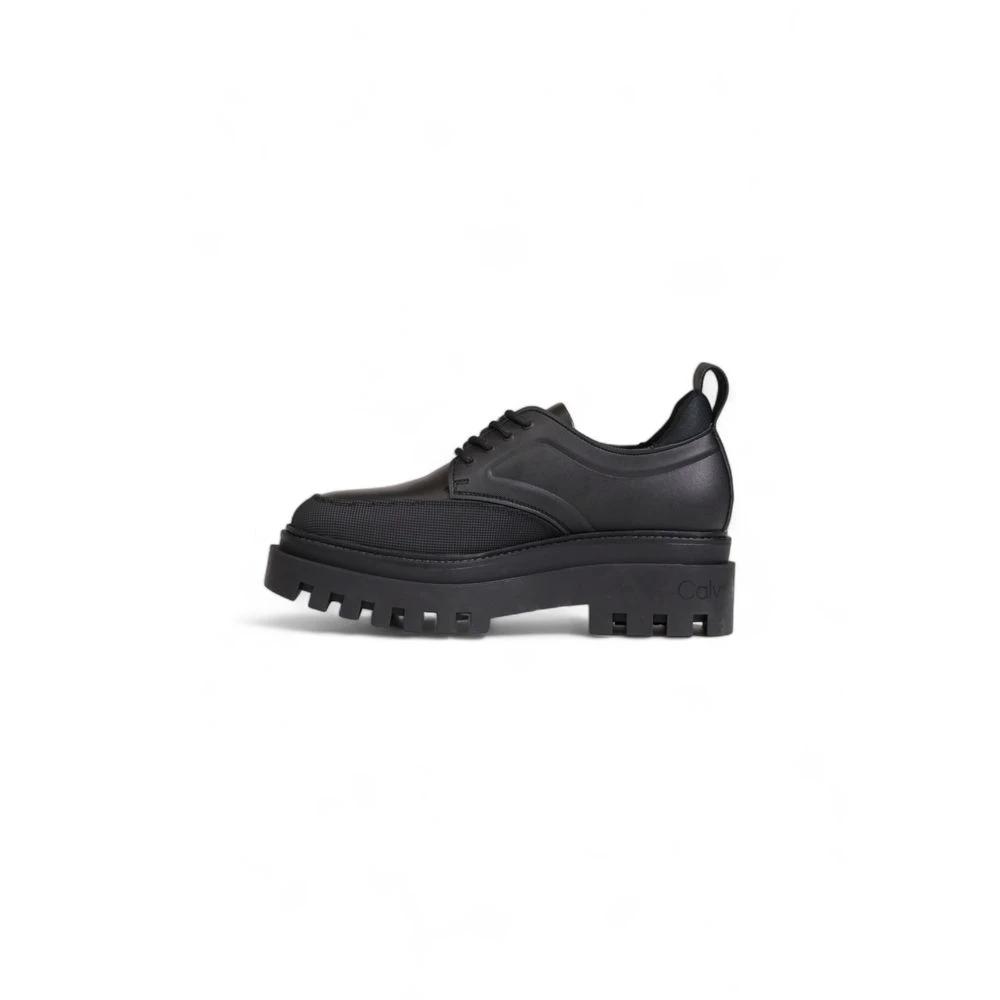 Calvin Klein Jeans Black Polyethylene Platform Pumps by Calvin Klein Jeans