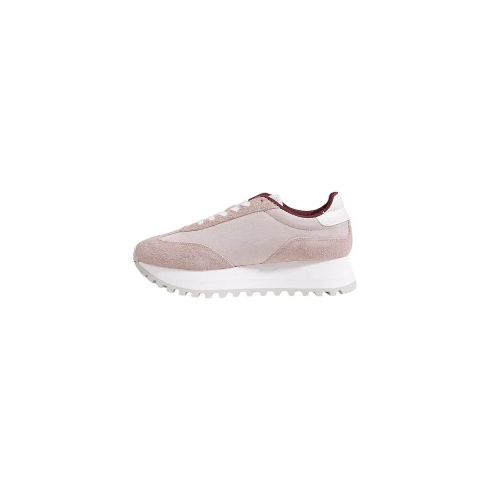 Calvin Klein Jeans Purple Leather Low Top Sneakers Calvin Klein Jeans