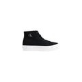 Calvin Klein Jeans Black Suede Leather Platform Sneakers Calvin Klein Jeans