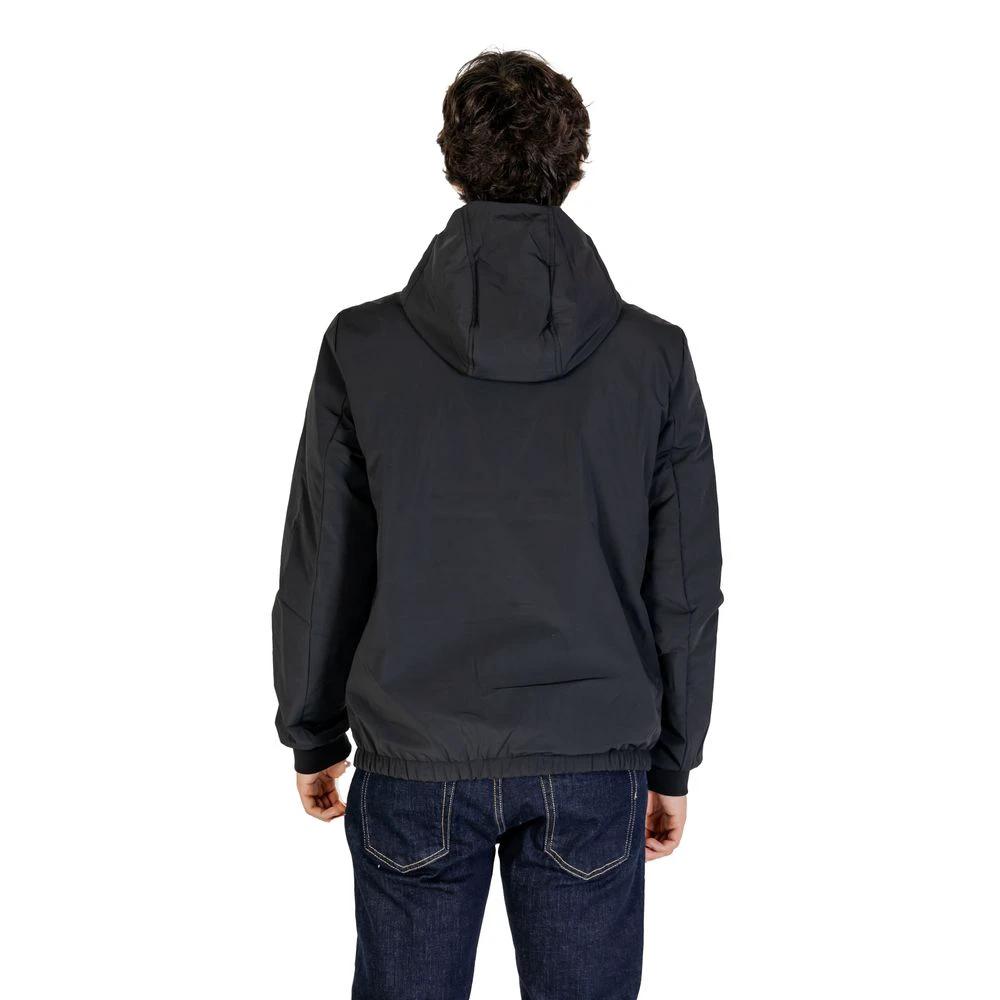 Calvin Klein Black Recycled Polyester Shell Jacket by Calvin Klein