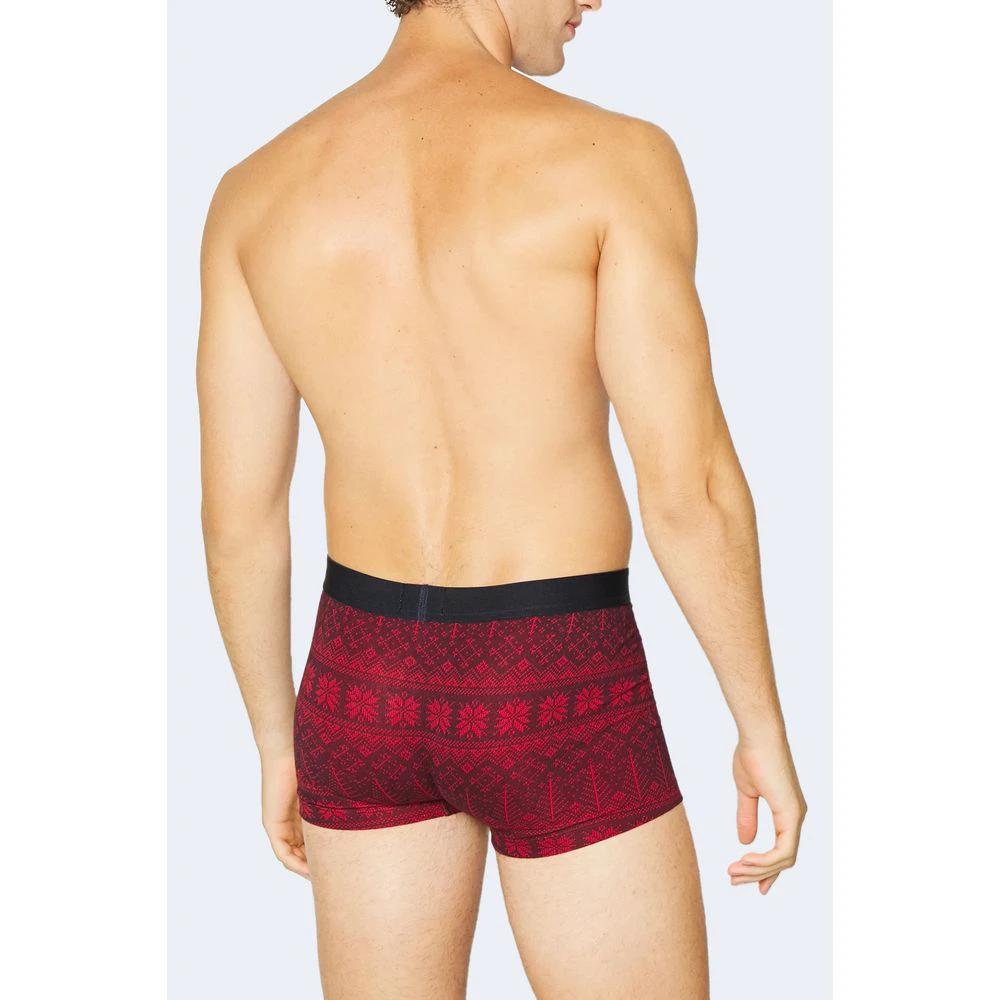 Tommy Hilfiger Bordeaux Cotton Boxers by Tommy Hilfiger