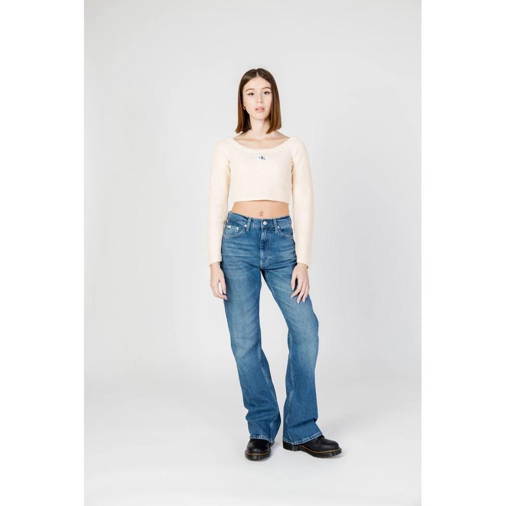 Calvin Klein Jeans Blue Cotton Mom Jeans by Calvin Klein Jeans
