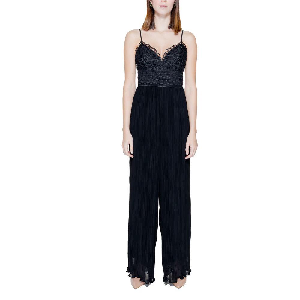 Guess Black Polyester Jumpsuit by Guess