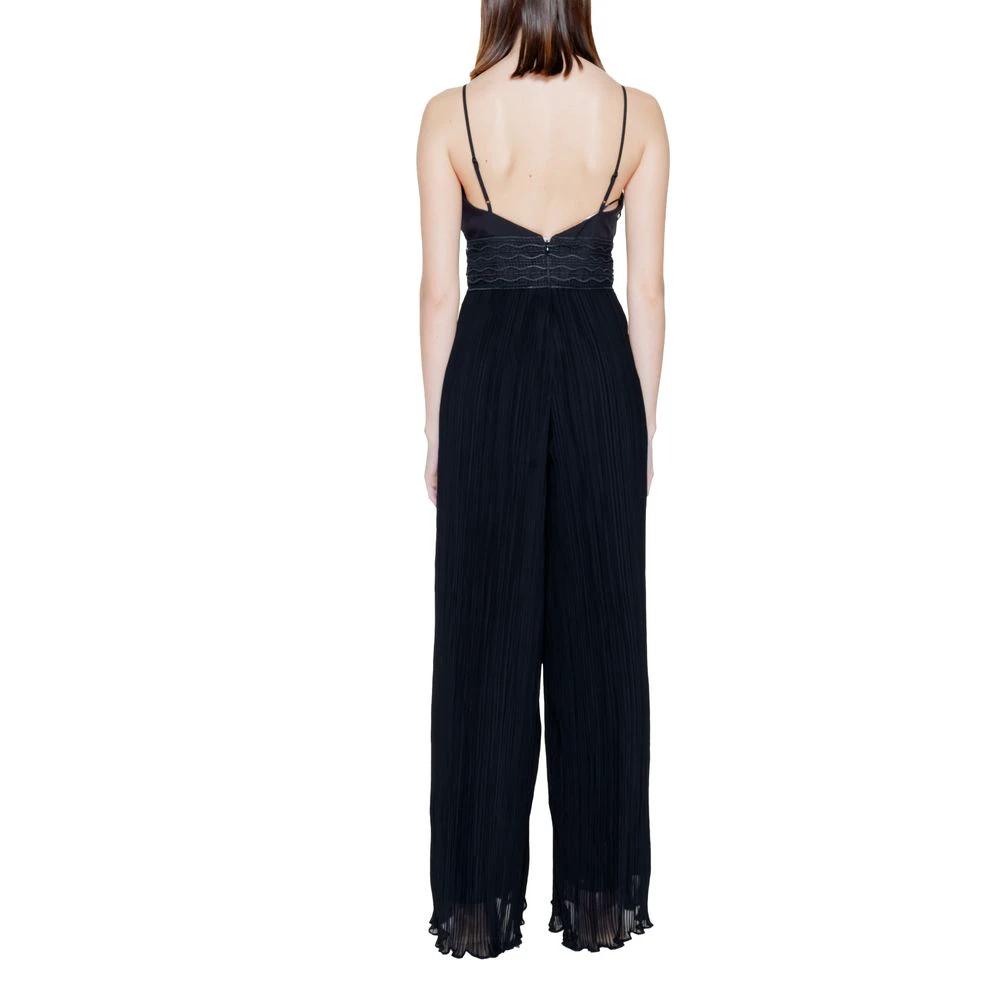 Guess Black Polyester Jumpsuit by Guess