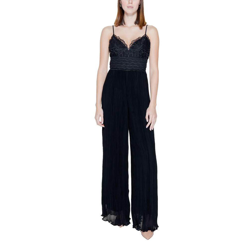 Guess Black Polyester Jumpsuit by Guess