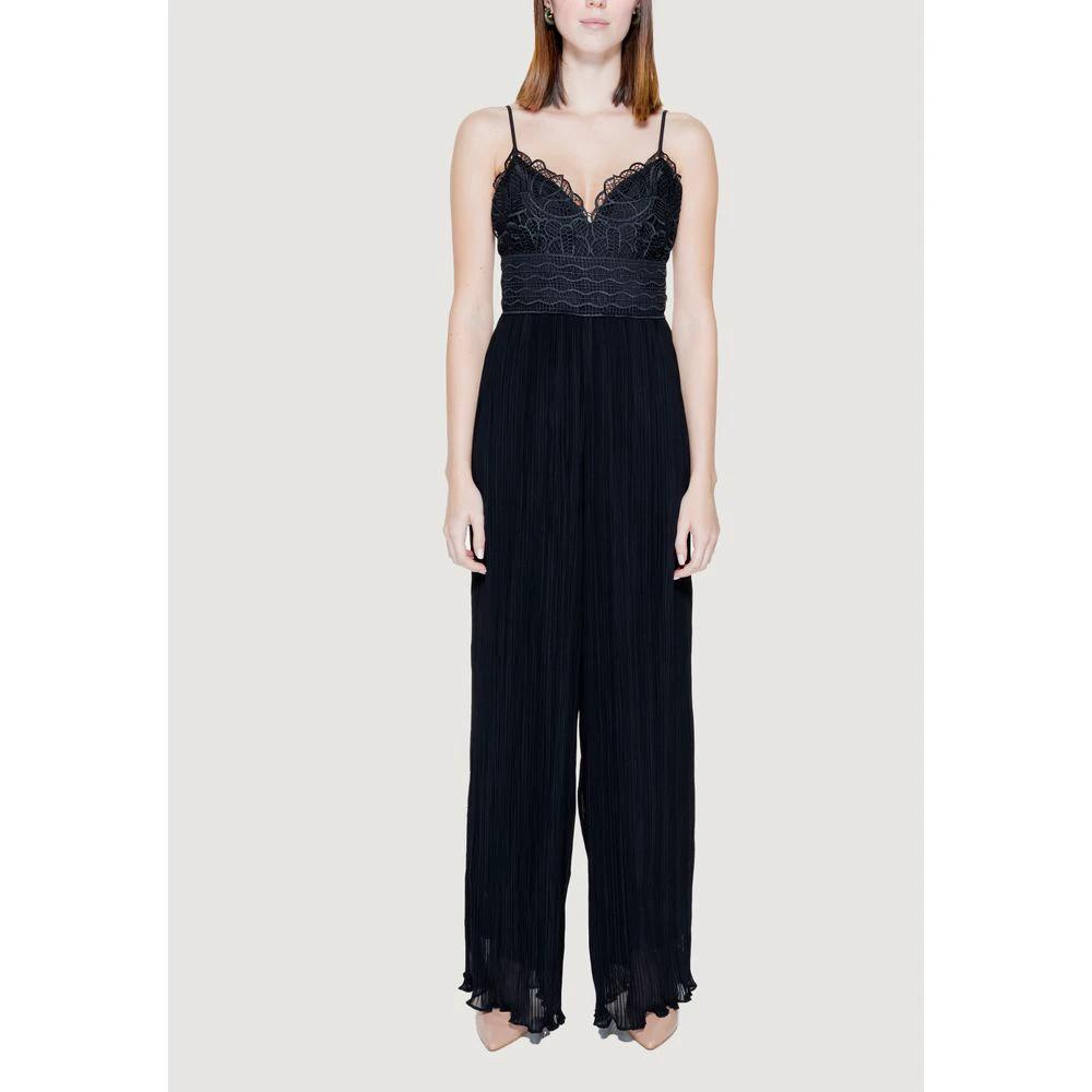 Guess Black Polyester Jumpsuit by Guess
