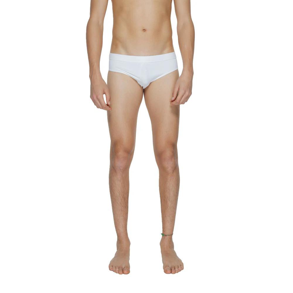 Calvin Klein White Polyamide Swim Briefs by Calvin Klein