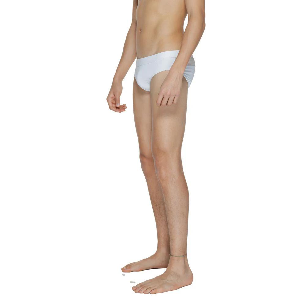 Calvin Klein White Polyamide Swim Briefs by Calvin Klein
