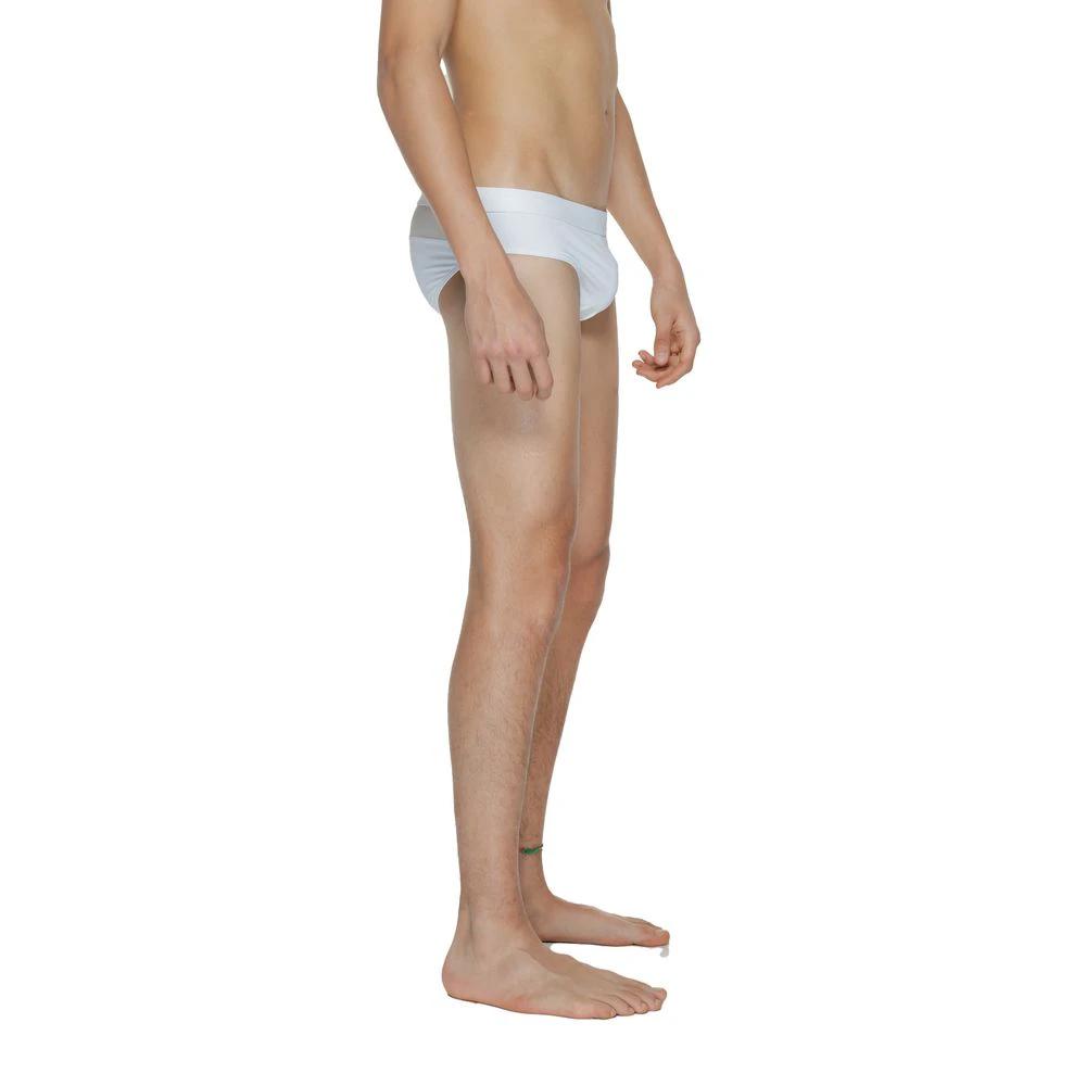 Calvin Klein White Polyamide Swim Briefs by Calvin Klein