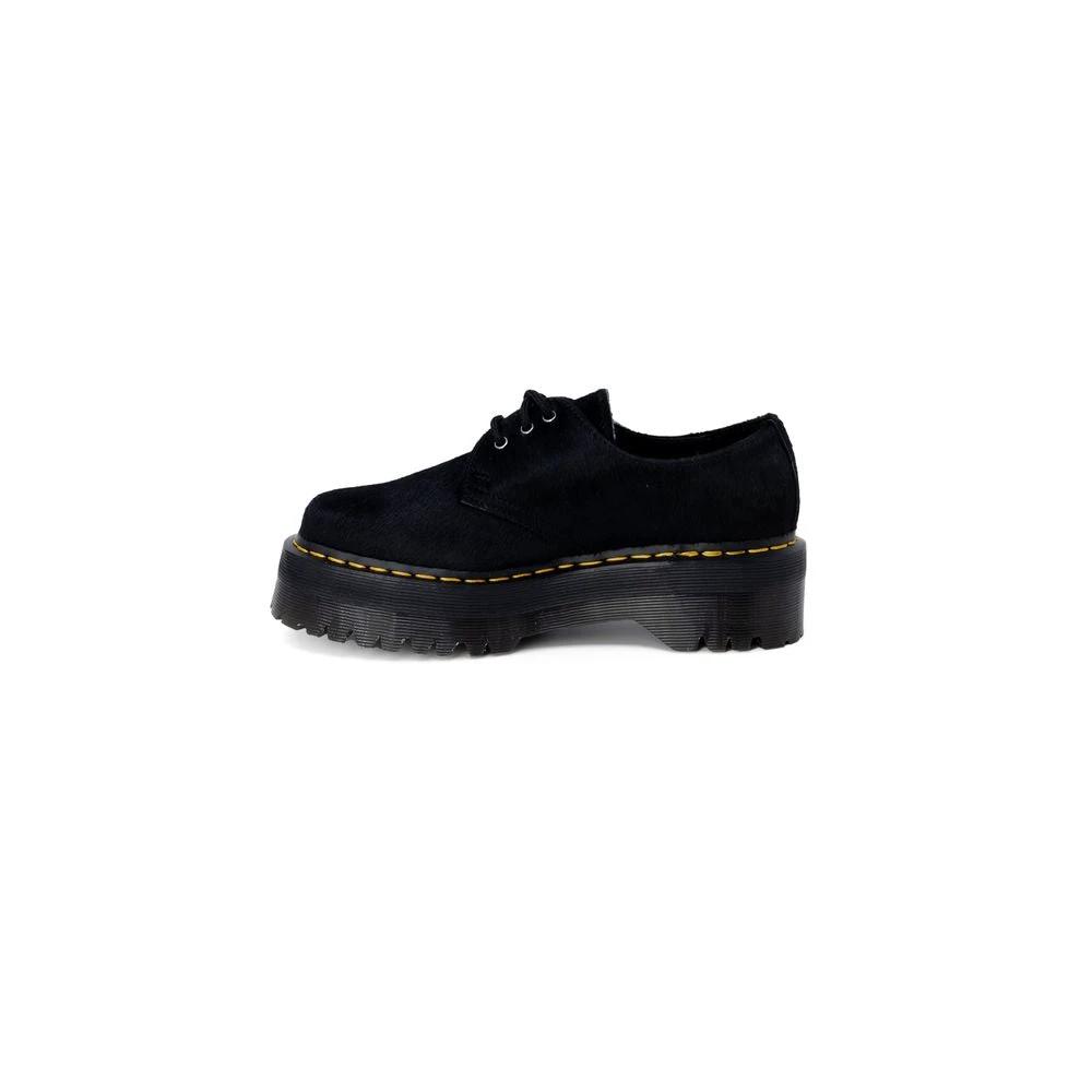 Dr. Martens Black Leather Lace-Up Boots by Dr. Martens