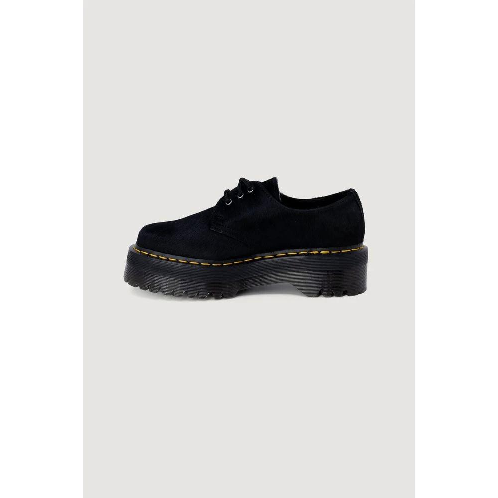 Dr. Martens Black Leather Lace-Up Boots by Dr. Martens