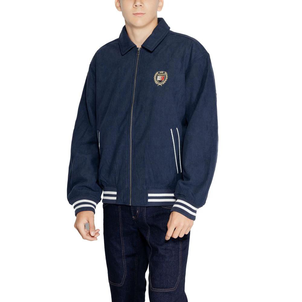 Tommy Hilfiger Jeans Blue Recycled Polyester Jackets And Coat by Tommy Hilfiger Jeans