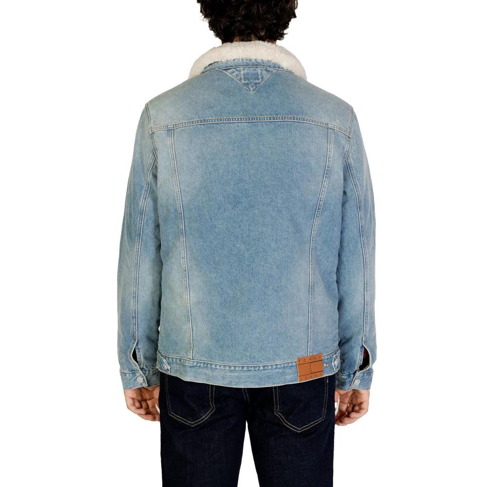 Tommy Hilfiger Jeans Light Blue Cotton Denim Jacket by Tommy Hilfiger Jeans