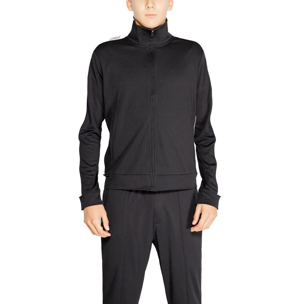 Calvin Klein Sport Black Recycled Polyester Sweatshirt by Calvin Klein Sport