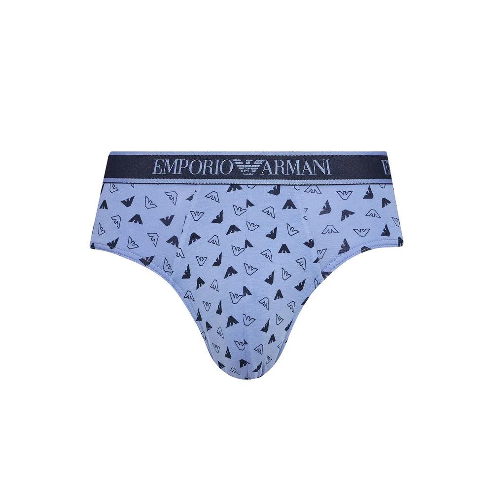 Emporio Armani Underwear Blue Cotton False by Emporio Armani Underwear