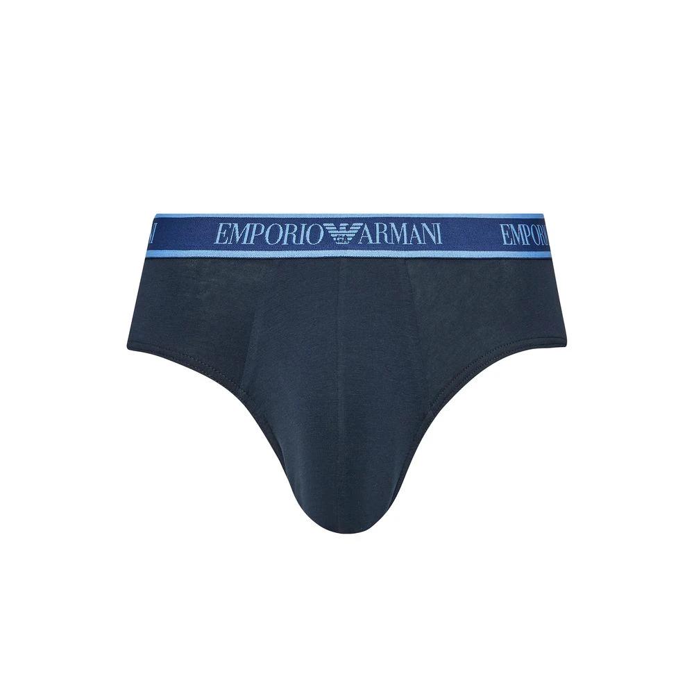 Emporio Armani Underwear Blue Cotton False by Emporio Armani Underwear