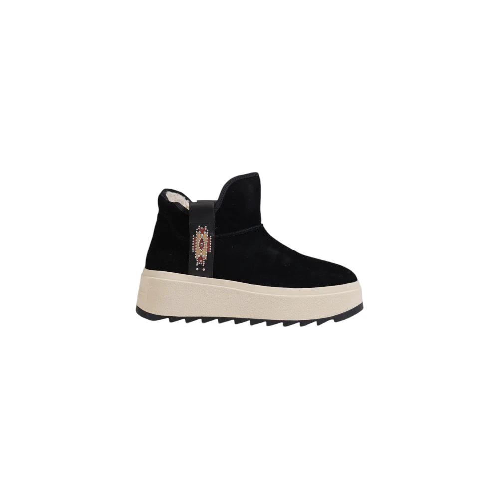 ASH Black Suede Leather Ankle Boots ASH