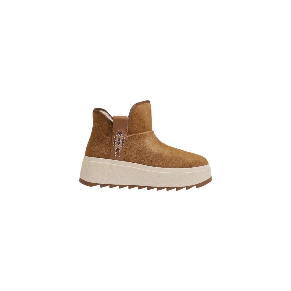 ASH Brown Suede Leather Ankle Boots by ASH