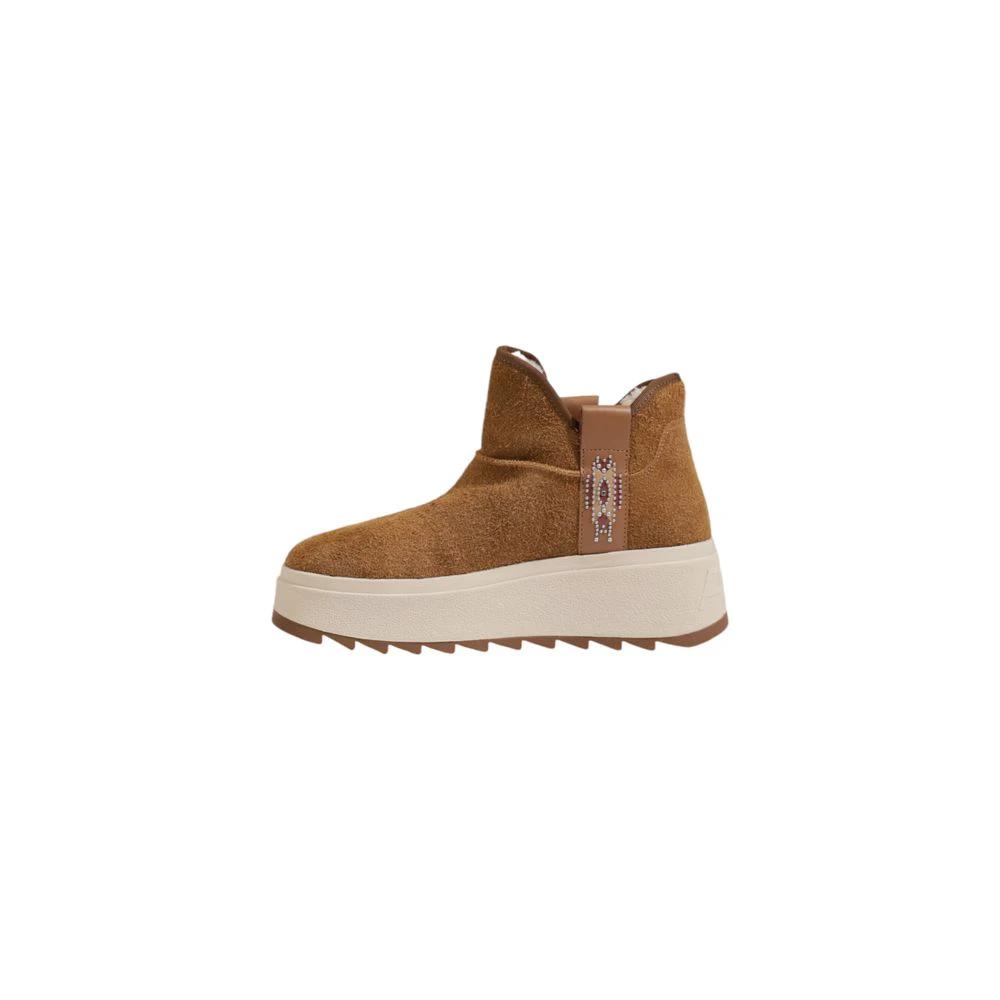ASH Brown Suede Leather Ankle Boots by ASH
