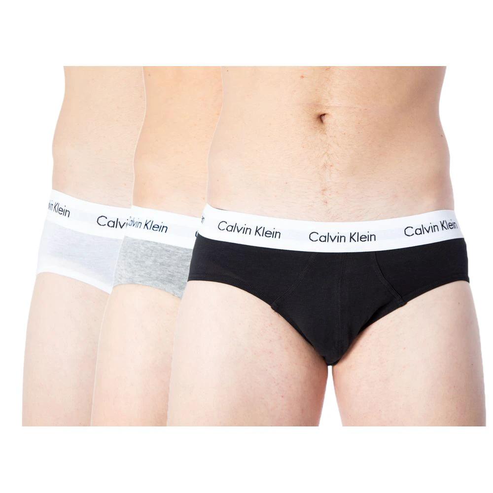 Calvin Klein Underwear Gray Cotton Briefs by Calvin Klein Underwear