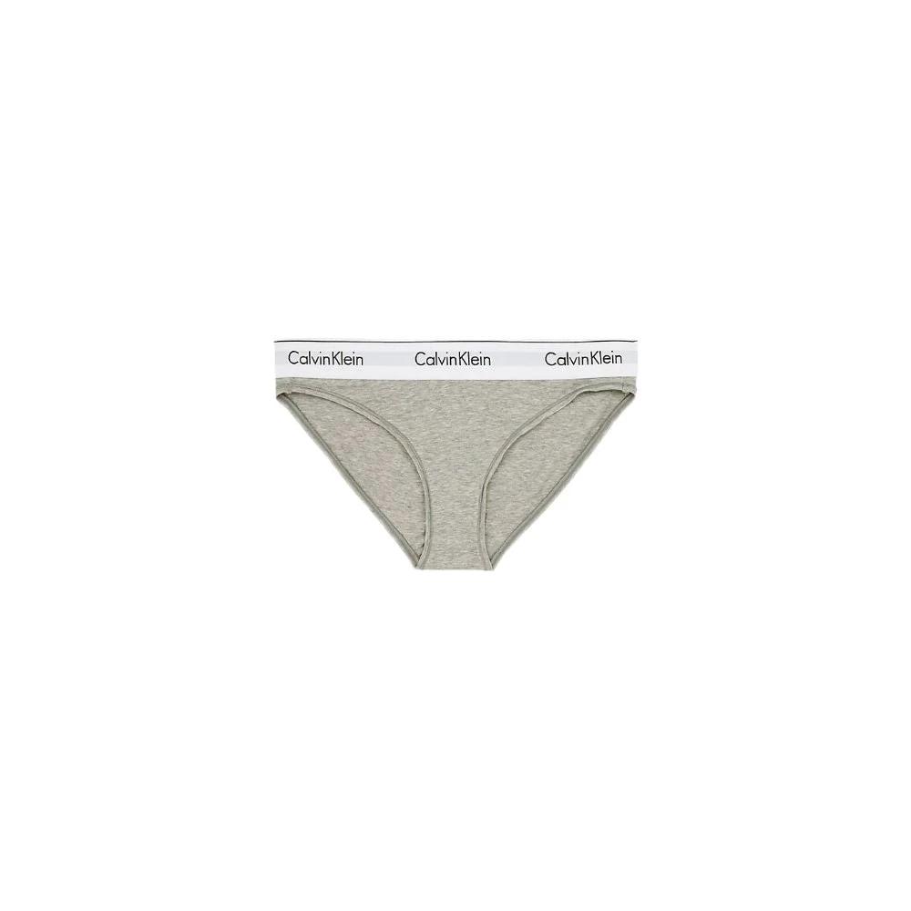 Calvin Klein Underwear Gray Cotton Pantie by Calvin Klein Underwear