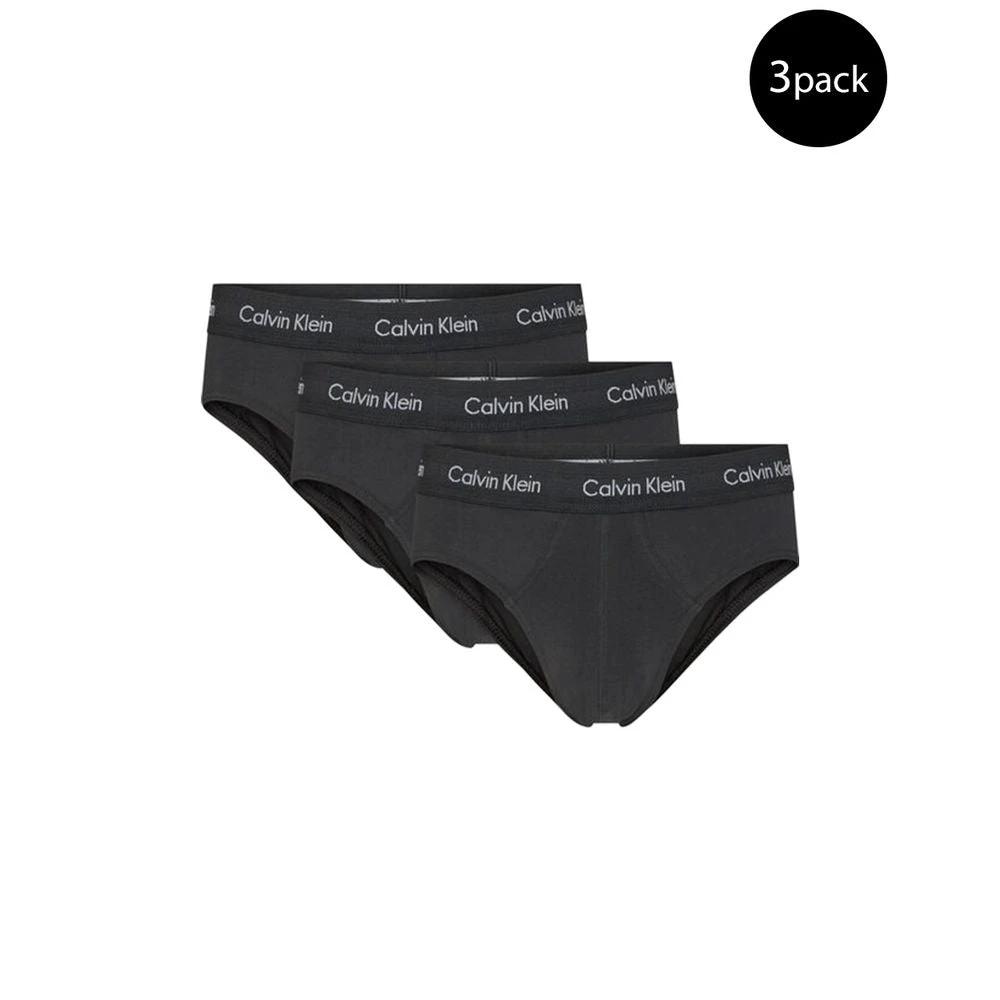 Calvin Klein Underwear Black Elastane Briefs by Calvin Klein Underwear