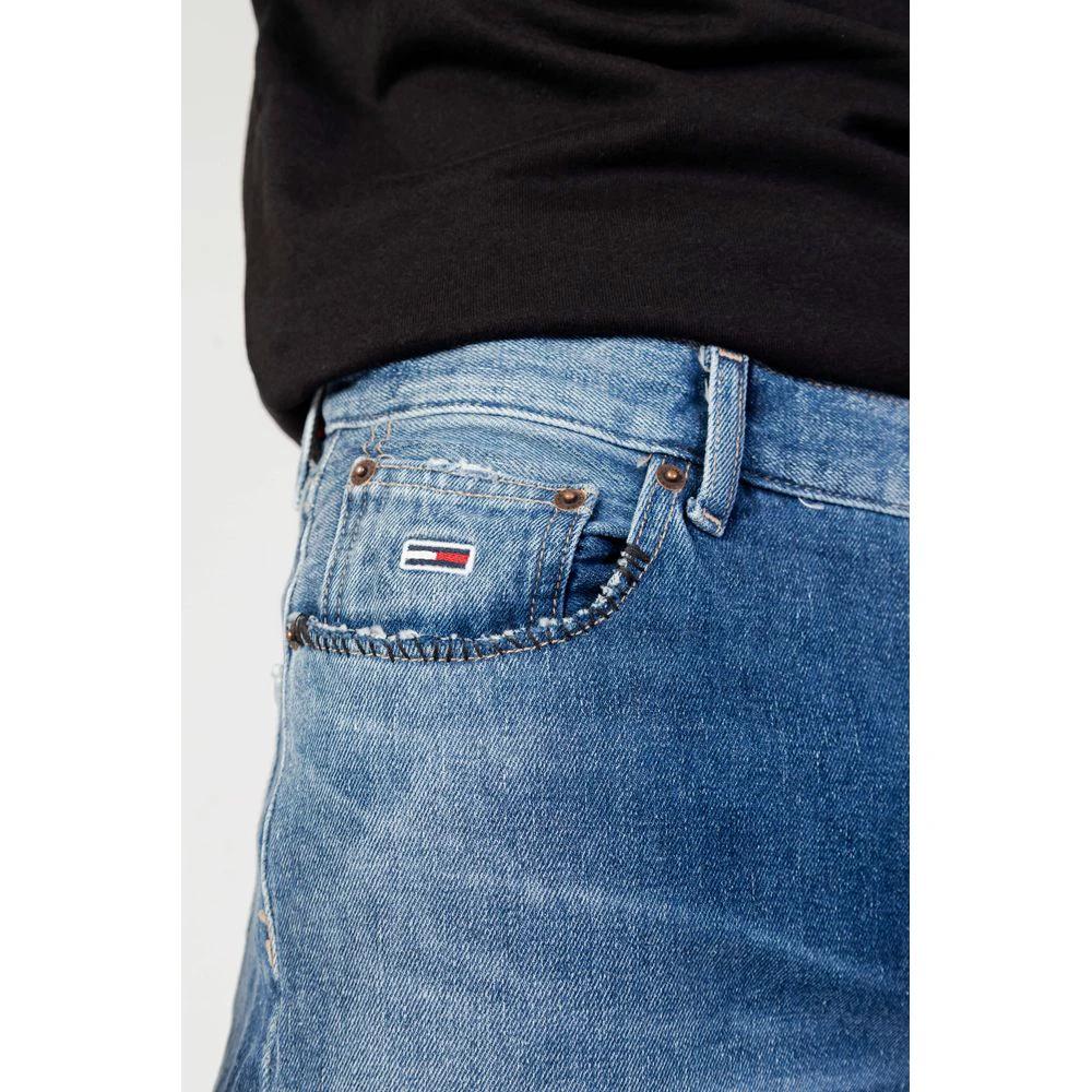 Tommy Hilfiger Jeans Blue Cotton Slim Fit Jeans by Tommy Hilfiger Jeans