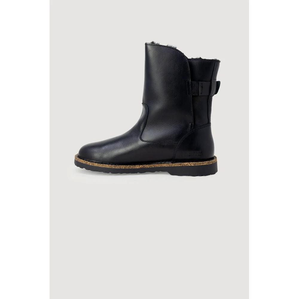 Birkenstock Black Leather Ankle Boots Birkenstock