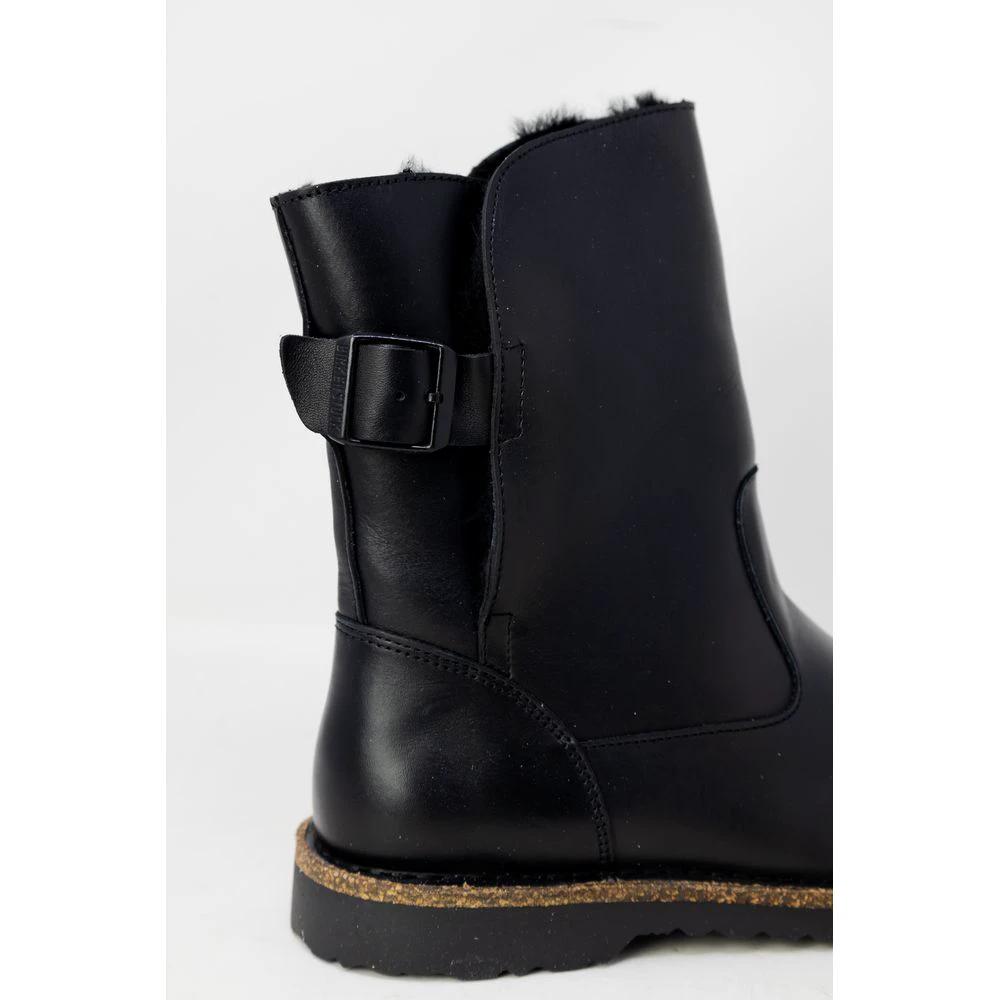 Birkenstock Black Leather Ankle Boots Birkenstock