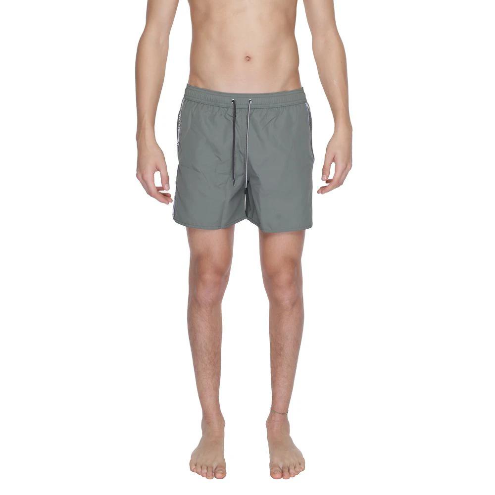 Emporio Armani Underwear Green Polyester Swim Shorts by Emporio Armani Underwear
