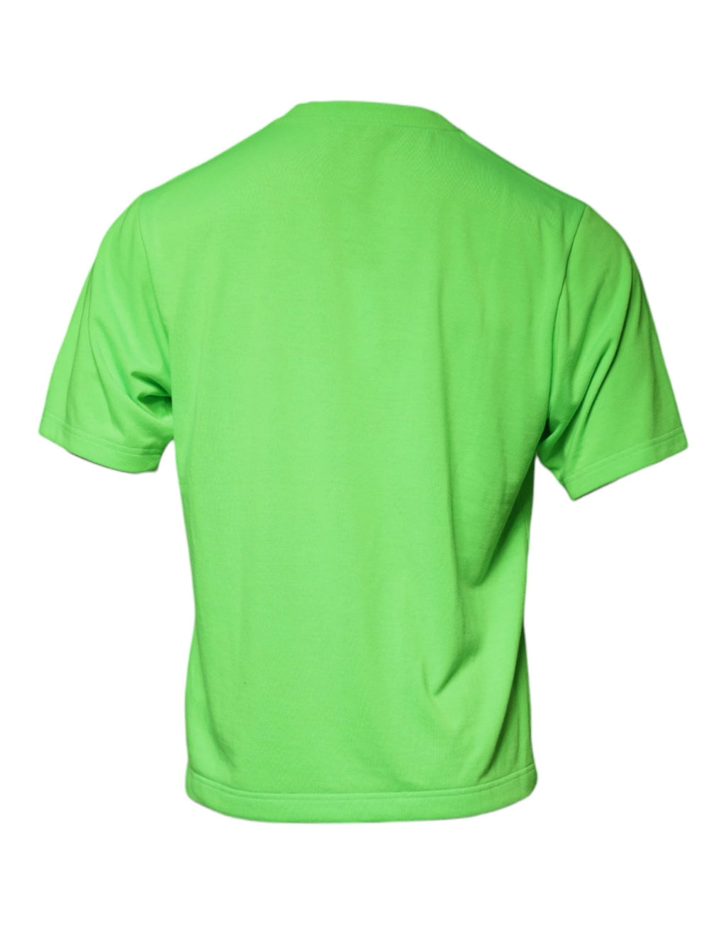 Dolce & Gabbana Green Logo Round Neck Short Sleeves T-shirt by Dolce & Gabbana