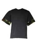 Dolce & Gabbana Dark Gray Camouflage Crew Neck T-shirt by Dolce & Gabbana