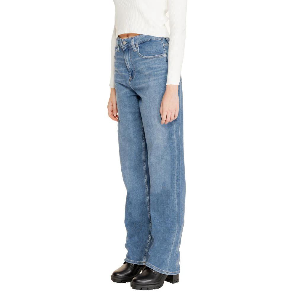 Calvin Klein Jeans Blue Cotton Relaxed Fit Jeans by Calvin Klein Jeans