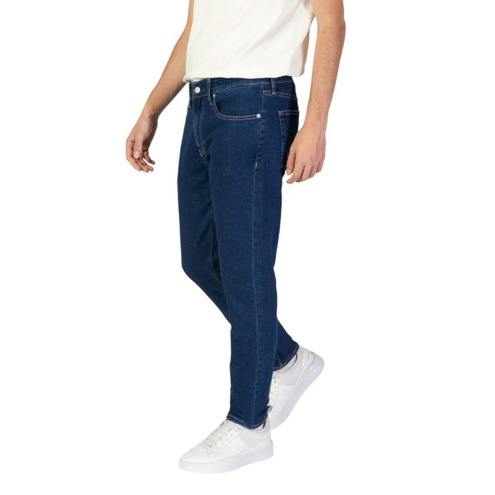 Calvin Klein Jeans Blue Cotton Slim Fit Jeans by Calvin Klein Jeans