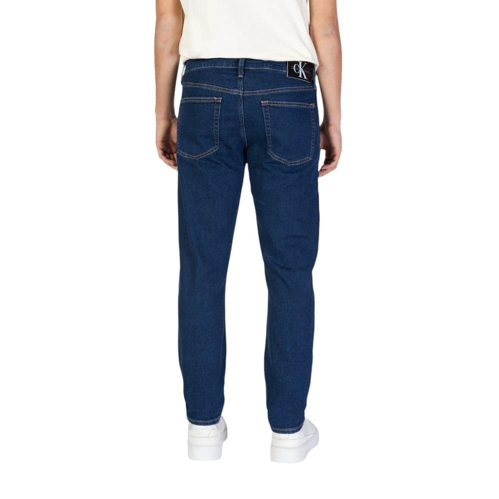 Calvin Klein Jeans Blue Cotton Slim Fit Jeans by Calvin Klein Jeans